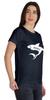 Inkmeso Scoop-Neck Mommy Shark Graphic Tshirt Short Sleeve Women Cotton Tee