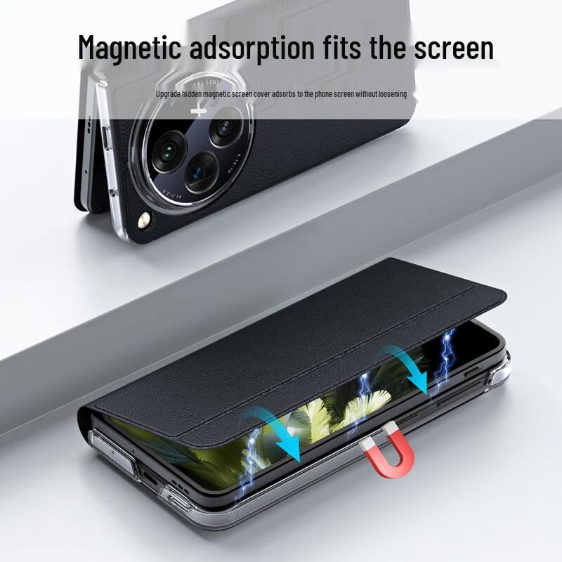 KMaxAI Faux Leather Case for OPPO Find N Series Folding Phones
