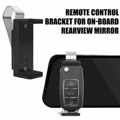 Clip Soporte para Parasol de Coche Mando a Distancia para Control de Puerta de Garaje Llavero Ajustable Universal Accesorios Interiores de Coche