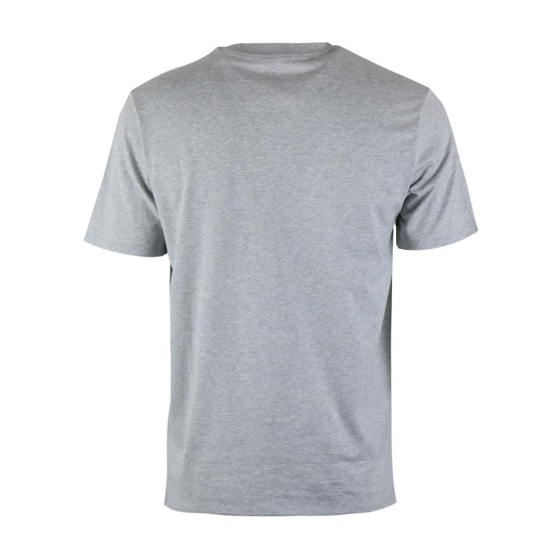 Calvin Klein Casual Round Neck Letter Short Sleeve T-Shirt Men Tops Light-Gray 40DC813-031