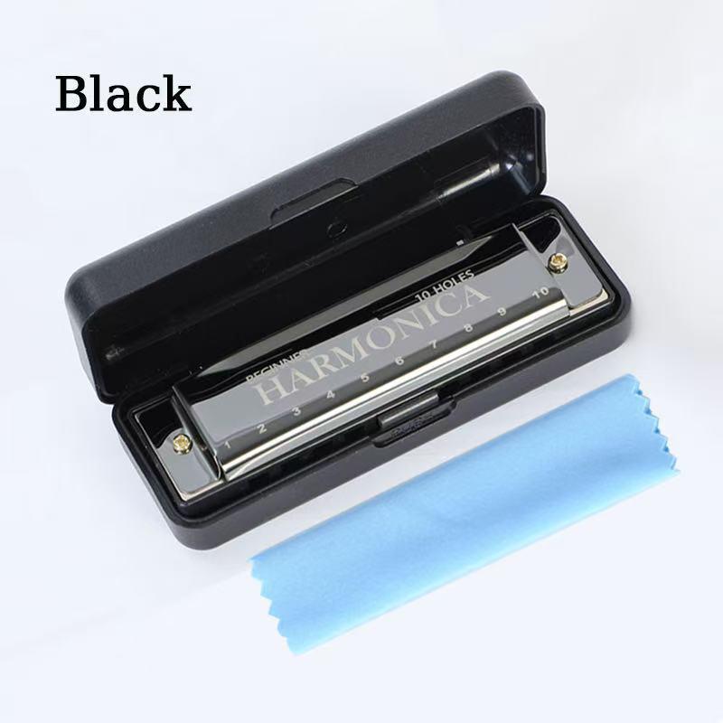 Professional Ten-Hole Metal Harmonica - Alloy Toy Musical Instrument
