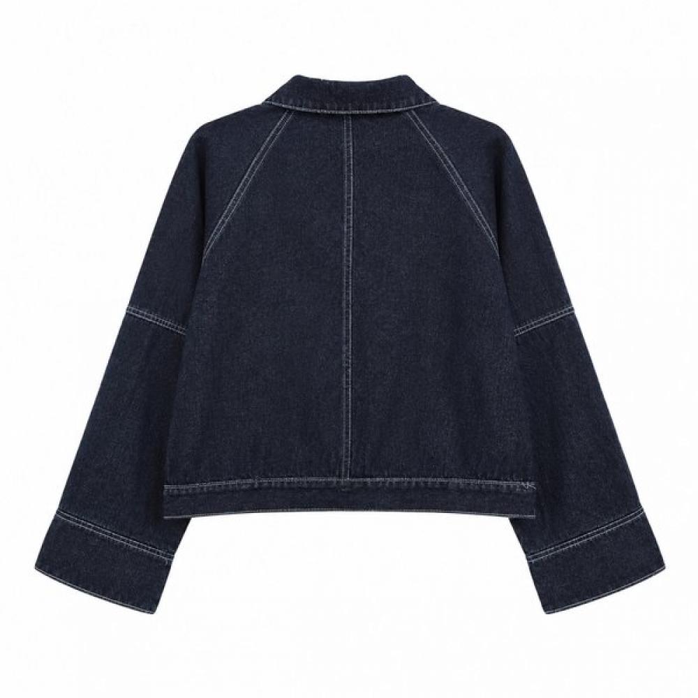 GGPX New York Single Collar Button Stitch Denim Jacket Gq8jk021f
