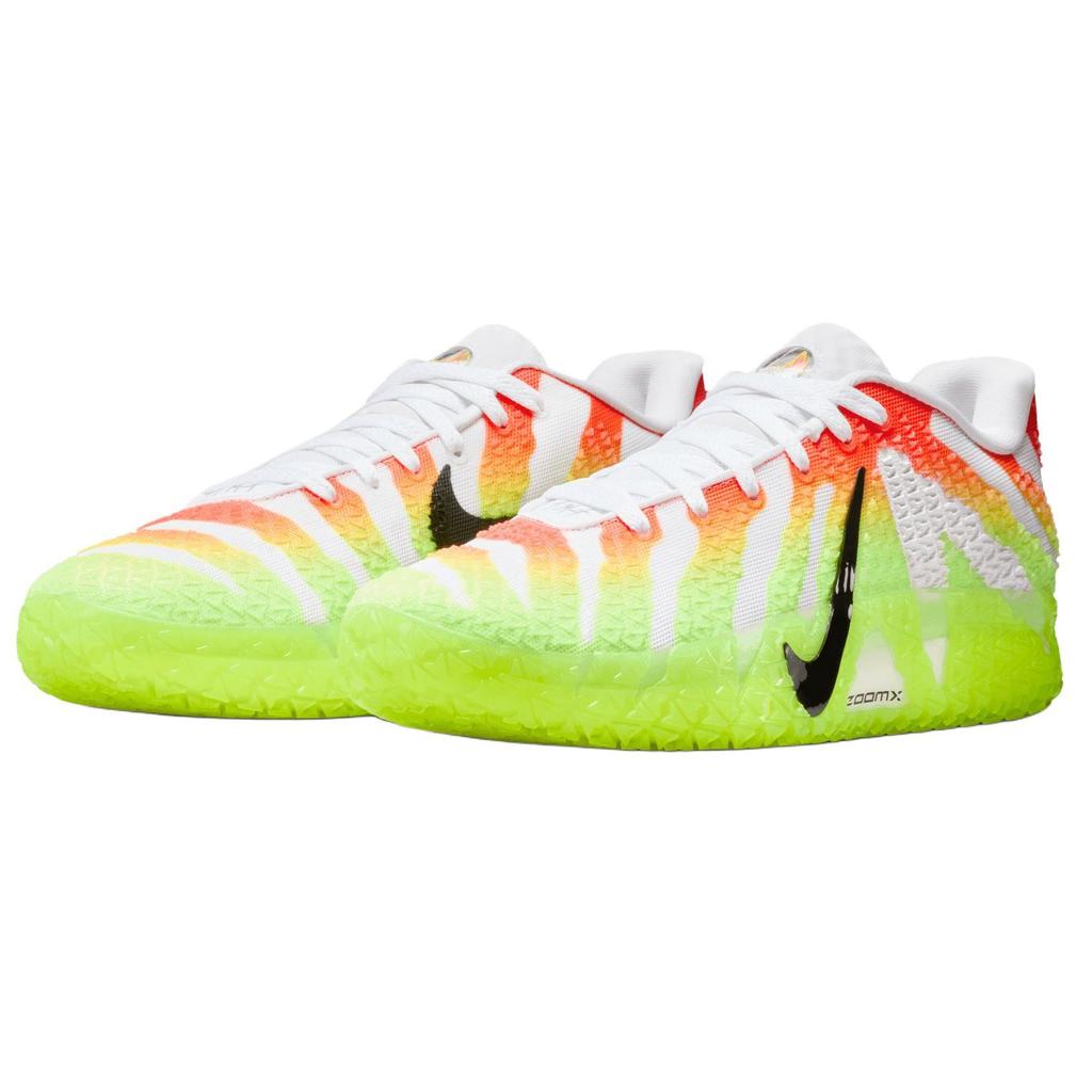 Nike Ja 3 EP 'Natale' (Unisex) Scarpe da Basket Bianco / Rosso Scarlatto Brillante / Volt / Nero IH0797 100
