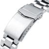 20mm Metall Uhrenarmband Edelstahl Hexad Oyster Armband V-Verschluss für Seiko MM300 SBDX017 SBDX001, SBDX003, usw.