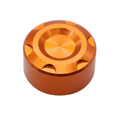 SZYUMO Für Duke 125 Duke 200 Duke 390 Oranges Motorrad CNC Aluminium Kühlerschlauch Kappe Abdeckung Motorrad Zubehör