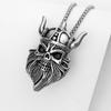 New Jewelry God of War Men's Pendant Punk Viking Warrior Retro Old Pendant Necklace