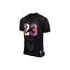 Air Jordan 23 T Shirts Men's Black Crew Neck Moderate Straight Fit DJ6387-010
