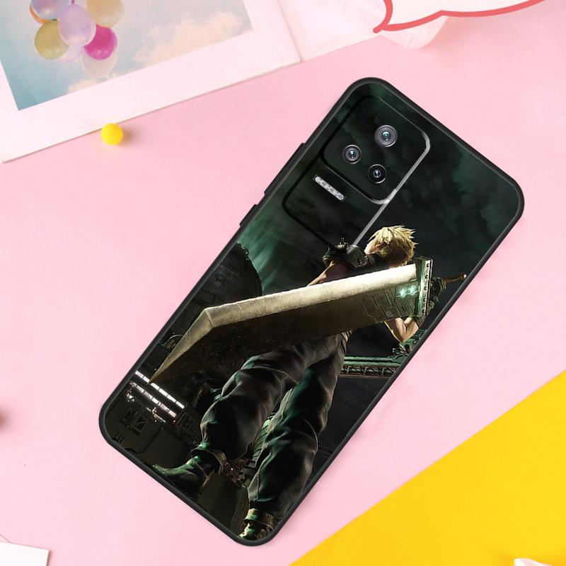 

Final Fantasy VII Case For Xiaomi 13 14 Ultra 12 Lite 11T 12T 13T Pro POCO M6 Pro X6 X5 X3 F3 F5 M5s Cover POCO X6