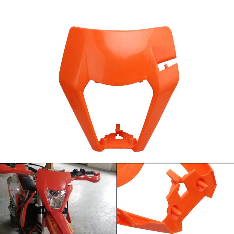 For KTM  Enduro Motorcycle Headlight Plate Housing Plastic Fairing EXC 300 SX XC SXF EXCF 125-500 Dirt Bike Motocross Modified