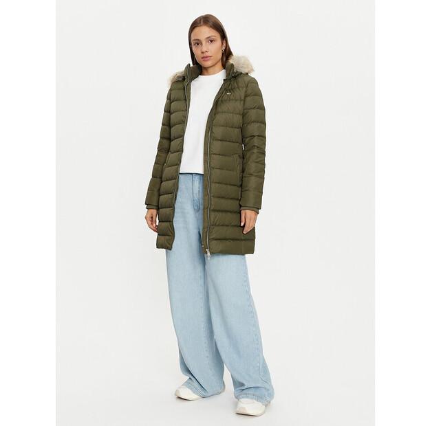 Tommy Jeans Essential Down Jacket DW0DW18864 Green Slim Fit