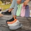 Autumn and winter new knitted women's shoes light and comfortable solid color women's shoes daily casual versatile style