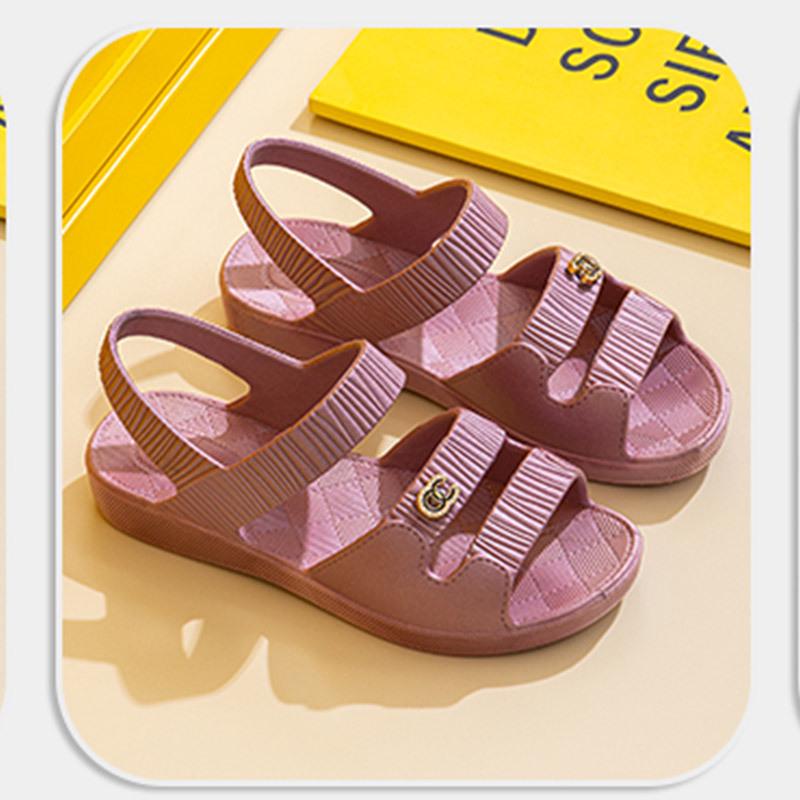 Dámské lehké protiskluzové prodyšné PVC sandály: Ideální pro letní svrchní oblečení