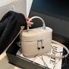 Borsa a tracolla a tinta unita in PU da donna, borsa per riporre oggetti, alla moda, grande capacità, può contenere cosmetici, gioielli, cellulare