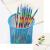 Crayons de Couleur Créatifs 10 Couleurs pour Enfants, Crayon à Dessin pour Étudiants, Stylo d'Écriture Multicolore Kawaii pour Enfants, Cadeau, Papeterie Scolaire