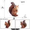 Wild Jungle Animal Models: Mini Pig, Deer, Fox, Squirrel, Elk & Raccoon Toys