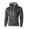 New Spring and Autumn Men's Fleece Hooded Sweatshirt Youth Trendy Pullover Men's Slim Sweatshirt