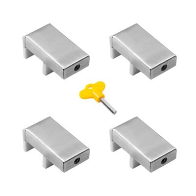 Aluminum Alloys Window Restrictor Safety Sliding Window Stopper Home Security Lock For Sliding Casement Window
