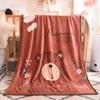 Factory direct sales wholesale foreign trade single-layer cartoon flannel children's blanket gifts coral fleece blanket afternoon leisure blanket
