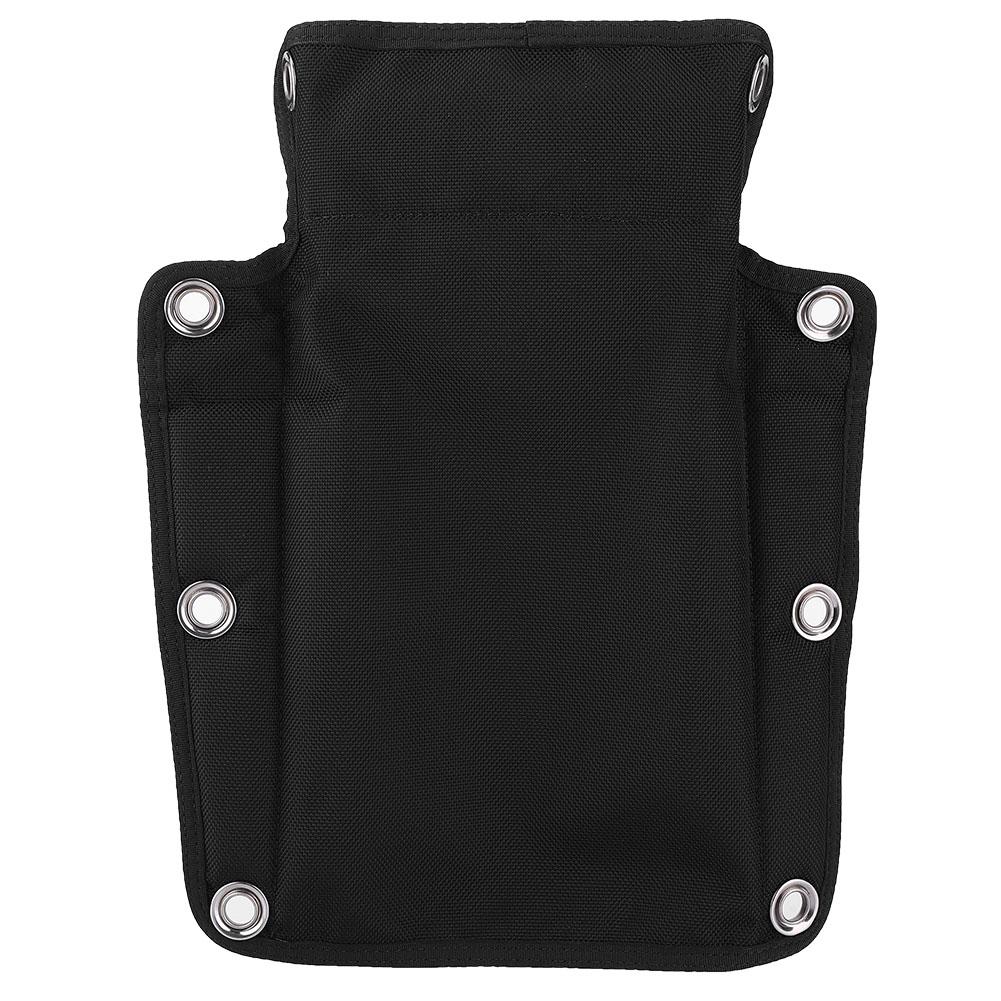 Svart Nylon Kraftig Teknisk Dykkersele Ryggplate Bakplate PadRD 808