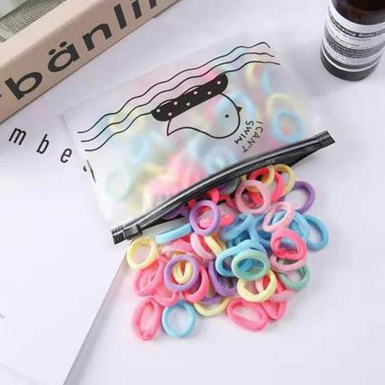 Buntes elastisches Haarband für Mädchen – Weiches, haarschonendes Accessoire