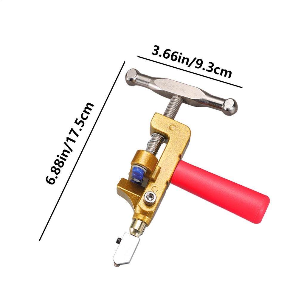 Glass Tile Cutter Breaker Manual Tile Cutter Glass Breaker Tungsten Glass Breaking Cutter Tool With Screwdriver And Extra 2
