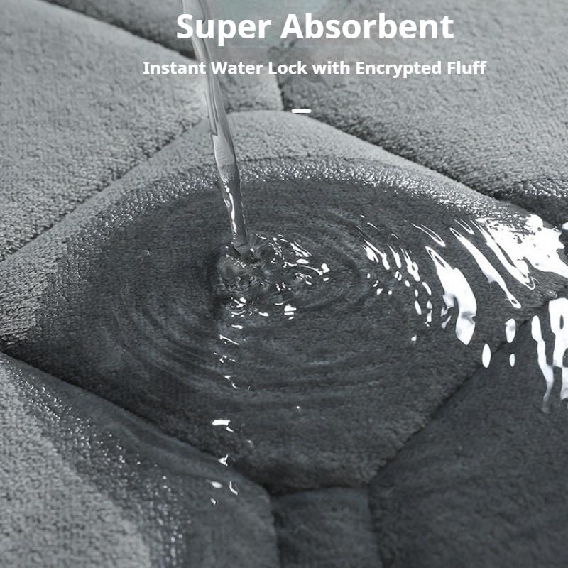 Home Bedroom Living Room Absorbent Carpet Floor Mat Thick Door Mat Bathroom Entrance Mat Simple Non-slip Carpet