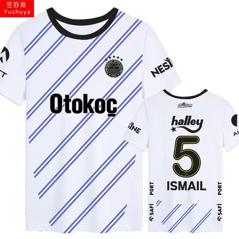 Místský Super Fenerbahce Tým Dzeko Fotbalové Tričko Pánské Dámské Fanoušci Krátký Rukáv Tričko 3D Tištěné Dětské Sportovní Tričko Oblečení