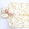 Upgraded Muslin Swaddle Blanket 4-layer Receiving Blanket Swaddle- Wrap for Boys & Girls Baby Essential Birthday Wrap