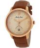 Edmond Automatic Limited Edition Leather Strap Cream Dial AC1886CI Men's Watch