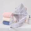 Wave Pattern Dry Hair Cap Towel Thickened Soft Strong Water Absorption Cute Quick-Drying Headband
