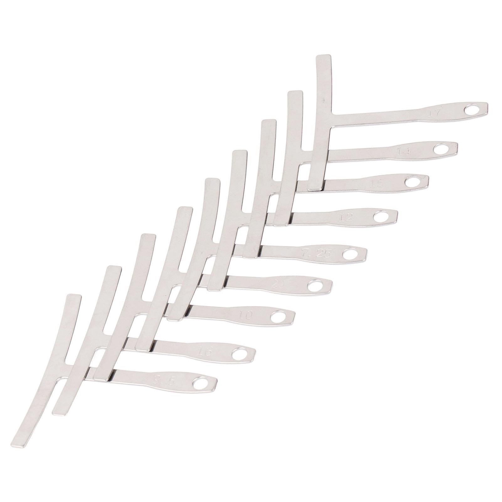 

Радиус грифа Линейка Складной Шаблон Щуп для зазоров Высотомер Экшн струн Измерение гитары