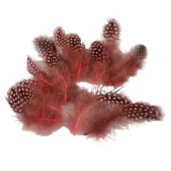 Yousheng 50Pcs Guineahen Feathers Natural Chicken Tail Feathers Bright Colors 4.5-10cm Feathers for Crafts DIY Earrings Dream Catcher Wedding Easter