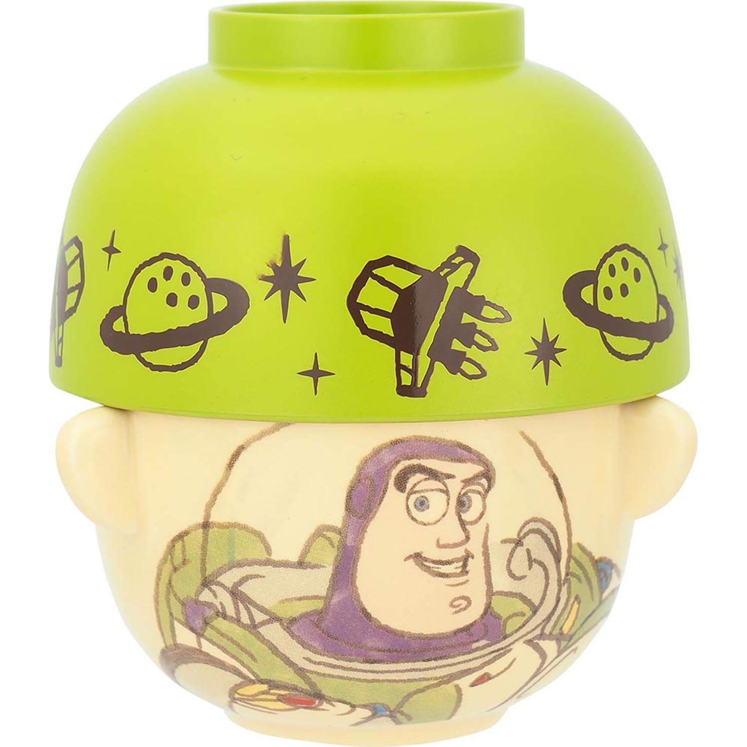 

Sun Art Disney Pixar Buzz Lightyear Soup Bowl and Rice Bowl 300g Co., Ltd. Toy Story (Crayon Touch) Set, Approx. (SAN3078-2)