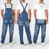 Men's Overalls Overalls Tall Wash Jeans Adjustable Straps Denim Jumpsuit Loose Work Jumpsuit Work Pants