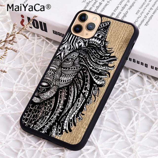 

GROWLING MOUNTAIN WOLF Phone Case For iPhone 17 Air 16 pro max 15 14 plus 12 13 Shell Cover coque iPhone 11pro max