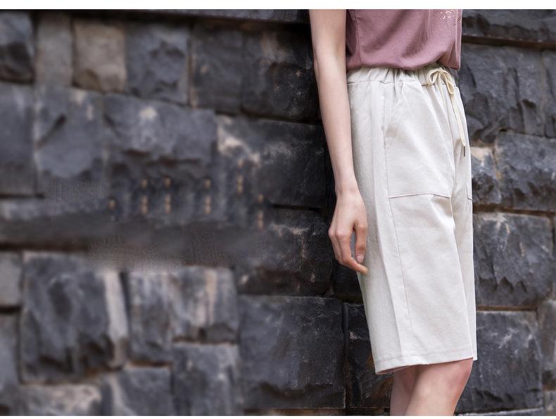 Women's High-Waist Wide-Leg Summer Shorts - Plus Size, Elastic Waist, Casual Fit