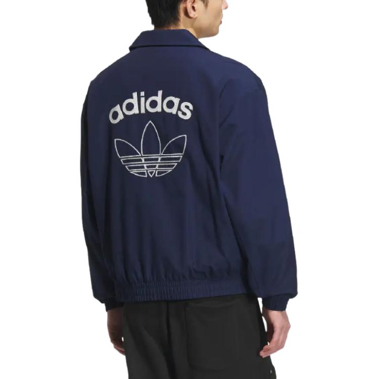 Adidas Oryginały FW25 Kurtka Zespołowa Sportowa Luźna Moda Kurtka z Klapami Kurtka Męska KC0135