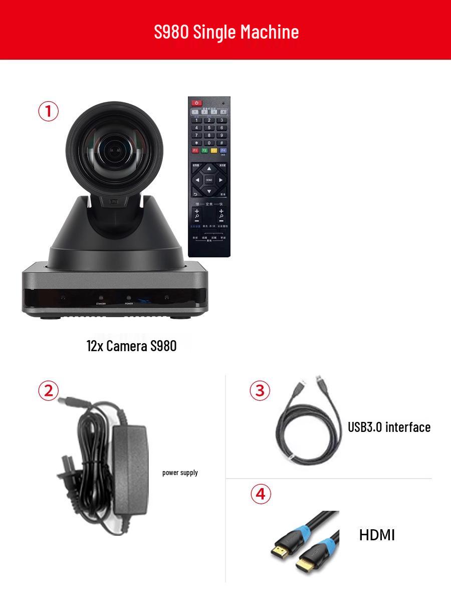 

8-Way 4K Live Streaming Camera with USB & HDMI for E-commerce - Includes HD, Desktop, and Green Screen Capabilities