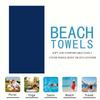 Personalized Beach Towel Custom Name/Logo Text Microfiber Summer Themed Beach Party Towel Thin Absorbent for Swimming Yoga Bath