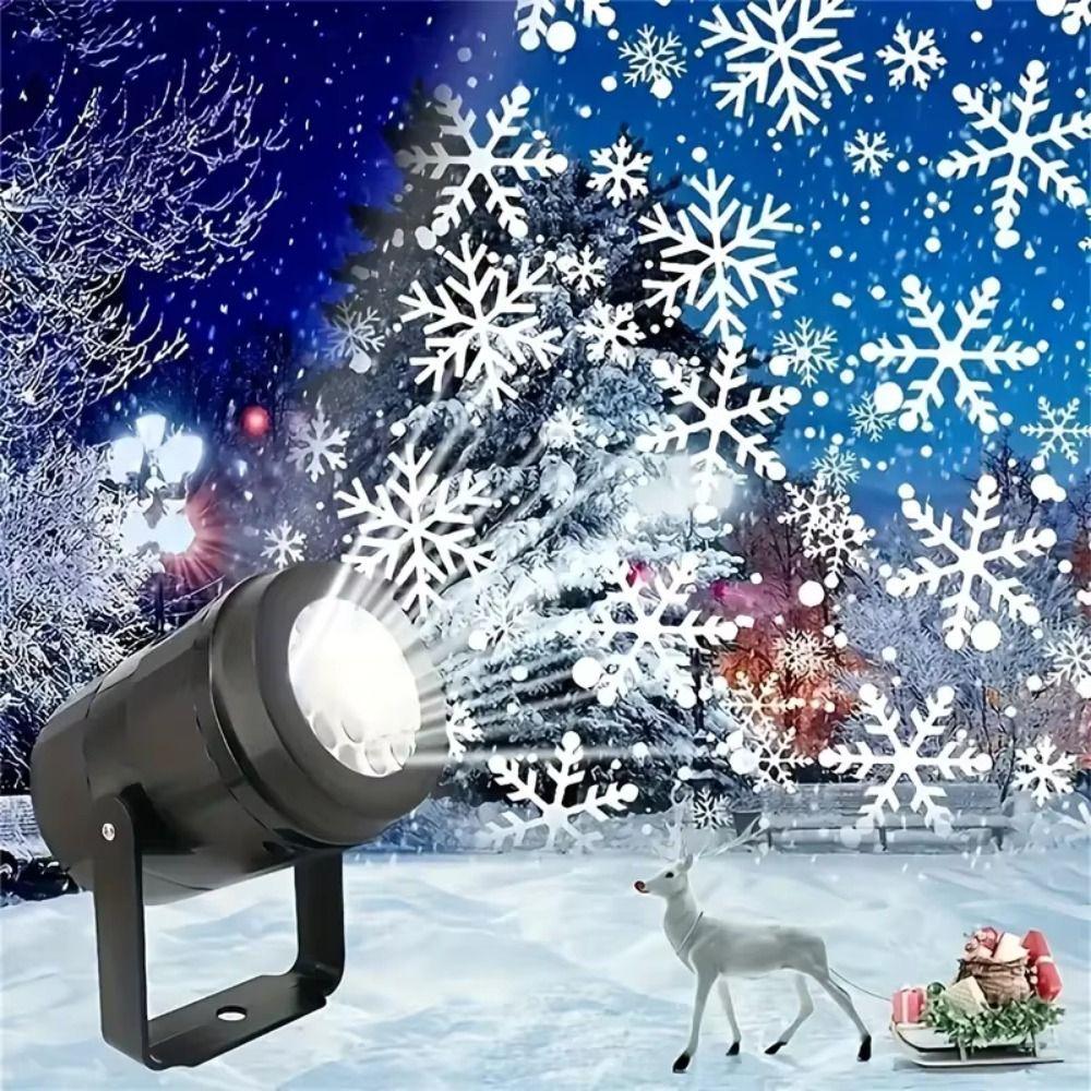 Waterproof Design LED Snowflake Projector Light Christmas Projector Lights  Party Decorations