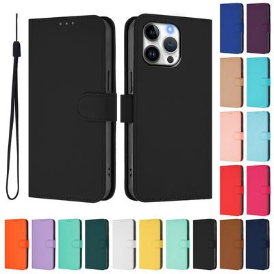 Kožené pouzdro peněženka na telefon pro iPhone 16 15 14 Pro Max Apple iphone 14 15 Plus 16e Luxusní flipové pouzdro Coque Přihrádky na karty Držák