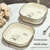 Thickened Bone China Snack & Fruit Plate Set - Food Grade Small Dish for Dining Tables