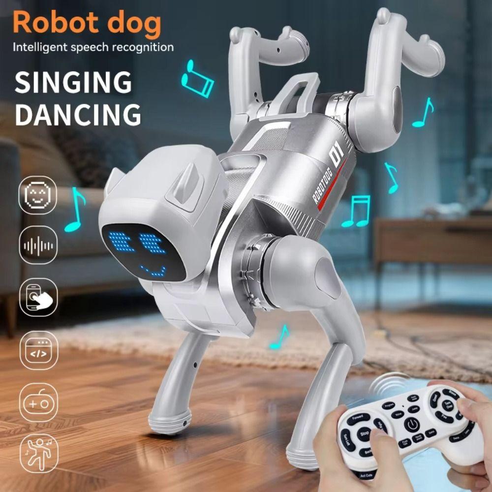 Programmable Smart Robot Dog Remote Control Interactive Robot Dog Voice Command Robot  Best Gift