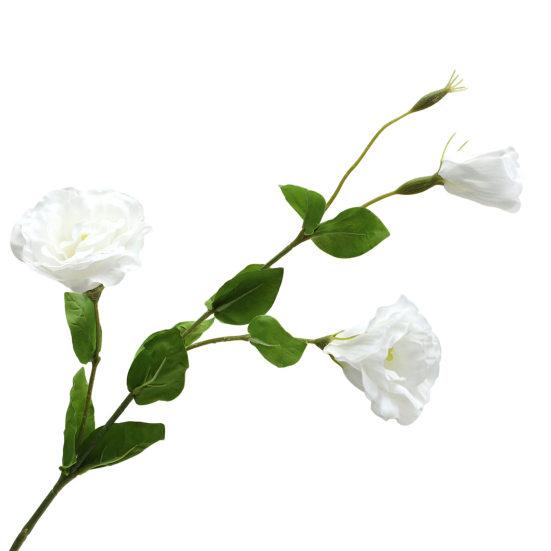 3 Branch Artificial Flower Bouquet with 3-Head Blooms Realistic Faux Silk Flower Bouquet with Stem for Wedding Party Home Office Decor