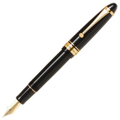Pilot Füllfederhalter Custom 743 FKK3000RBM, mittlere Spitze, schwarzer Schaft