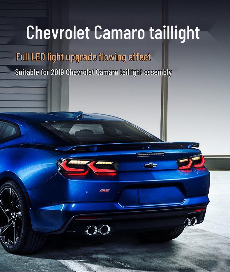 LED Tail Lights with Flowing Turn Signals for 2019+ Chevrolet Camaro