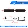 Exterior Rear Fog Lamp Protection Decoration Cover for Jeep Grand Commander 2006-2010 Car Accessories