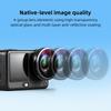 For DJI Action 6 Action Camera 185 Degree Wide Angle Lens Camera Shooting Angle FOV Boost Lens for DJI Action 6 Wide Angle Lens
