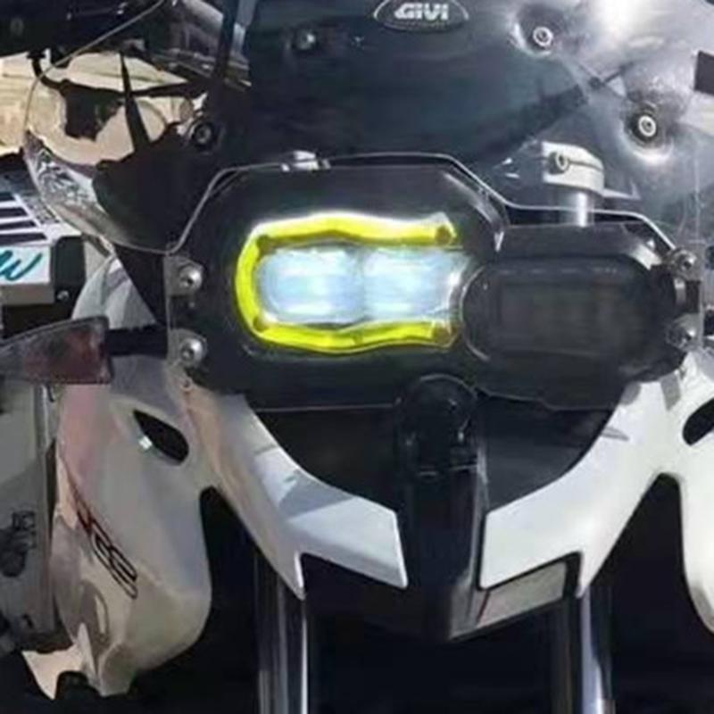 Motorcycle Headlight Protector Lense Guard Cover LED Lamp DiscolorationPatch for F700GS F800GS R1200GS ADV R1250GS GSA
