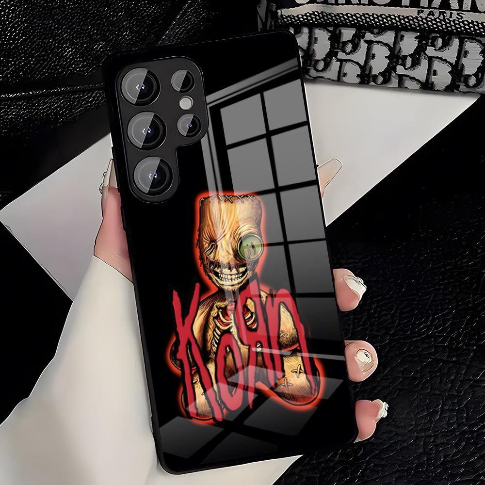 Rock Band K-Korn Handyhülle Für Samsung S26 S25 Plus S20 S20 Plus S22 Ultra S23 FE S21 Plus S21 Ultra Glasabdeckung